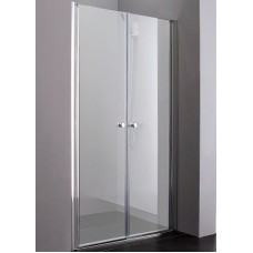 Душевая дверь Cezares Elena 160 ELENA-W-B-2-160-P-Cr профиль Хром стекло рифленое