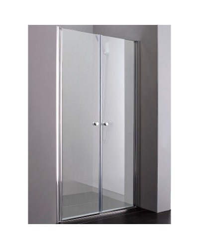 Душевая дверь Cezares Elena 140 ELENA-W-B-2-140-P-Cr профиль Хром стекло рифленое