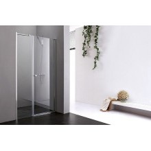 Душевая дверь Cezares Elena 100 L ELENA-W-B-11-30+70-P-Cr-L профиль Хром стекло рифленое