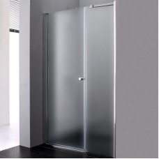 Душевая дверь Cezares Elena 110 L ELENA-W-B-11-30+80-P-Cr-L профиль Хром стекло рифленое