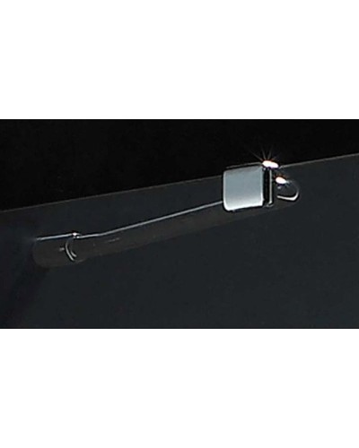 Душевая дверь Cezares Elena 110 R ELENA-W-B-11-30+80-P-Cr-R профиль Хром стекло рифленое