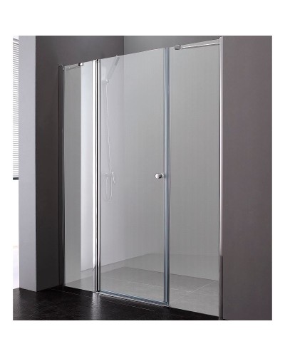 Душевая дверь Cezares Elena 160 L ELENA-W-B-13-40+60/60-P-Cr-L профиль Хром стекло рифленое