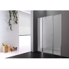 Душевая дверь Cezares Elena 160 L ELENA-W-B-13-40+60/60-P-Cr-L профиль Хром стекло рифленое