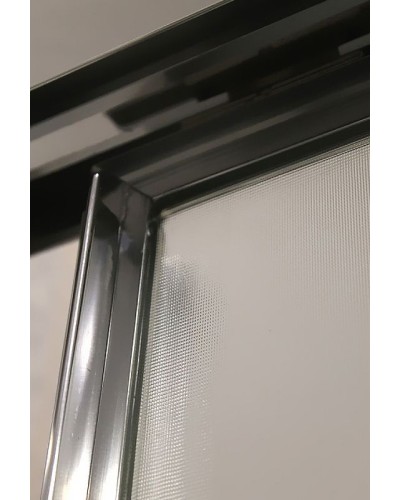 Душевая дверь Cezares Elena 160 ELENA-W-B-13-60+60/40-C-Cr профиль Хром стекло прозрачное