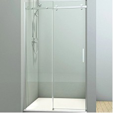 Душевая дверь Veconi Vianno VN-74 120 VN74-120-01-C4 профиль Хром стекло прозрачное