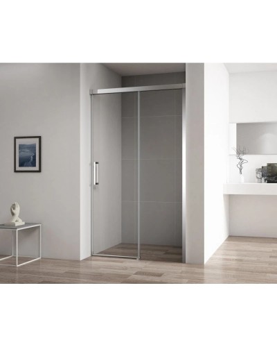 Душевая дверь 110 см Cezares DUET SOFT-BF-1-110-C-Cr прозрачное