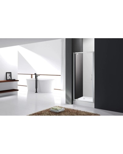 Душевая дверь 80 см Cezares MOLVENO-BA-1-80-P-Cr текстурное стекло