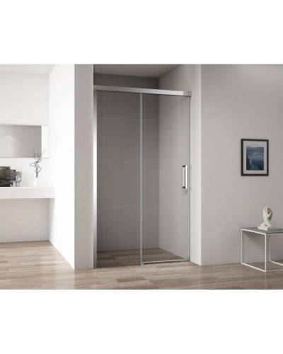 Душевая дверь 100 см Cezares DUET SOFT-BF-1-100-C-Cr-L прозрачное
