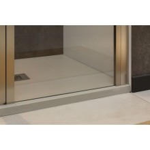 Душевая дверь Allen Brau Priority 120 3.31008.BA профиль Серебро брашированное стекло прозрачное