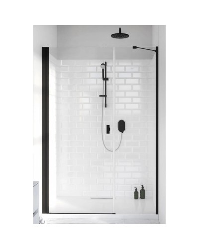 Душевая дверь Radaway Nes Black DWS 120 L прозрачное