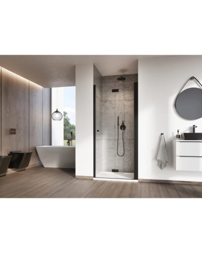 Душевая дверь Radaway Nes Black DWB 90 R прозрачное