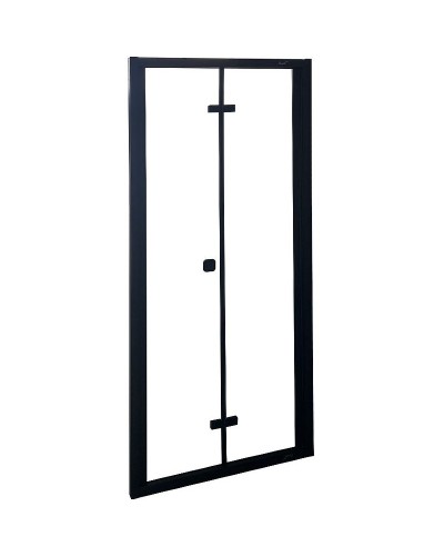 Душевая дверь Cerutti SPA Bella 90 D91B профиль Черный стекло прозрачное