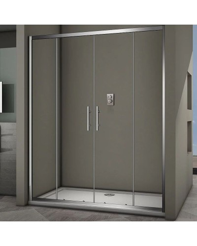 Душевая дверь Veconi Vianno VN-62 170 VN62-170-01-19C3 профиль Хром стекло прозрачное