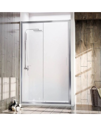 Душевая дверь Veconi Vianno VN-72 100 VN72-100-01-C4 профиль Хром стекло прозрачное