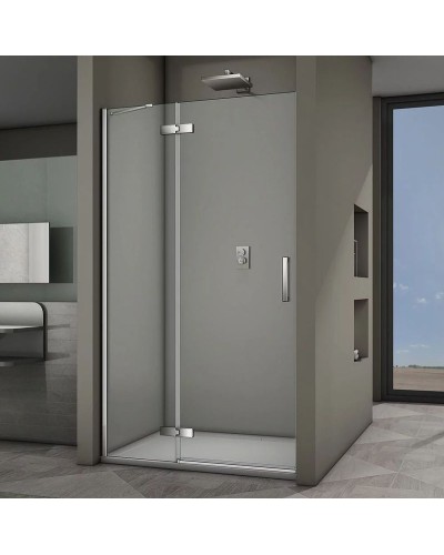 Душевая дверь Veconi Vianno VN-64 100 VN64-100-01-19C3 профиль Хром стекло прозрачное