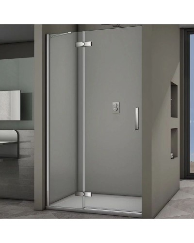 Душевая дверь Veconi Vianno VN-64 120 VN64-120-01-19C3 профиль Хром стекло прозрачное