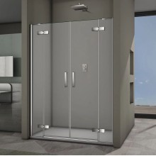 Душевая дверь Veconi Vianno VN-65 140 VN65-140-01-19C3 профиль Хром стекло прозрачное