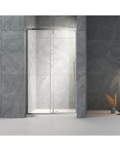 Душевая дверь Veconi Vianno VN-34 100 VN34-100-01-C7 профиль Хром стекло прозрачное