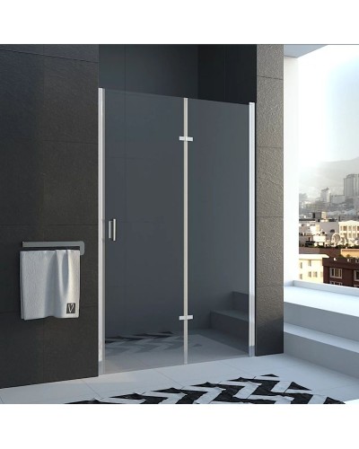 Душевая дверь Veconi Vianno VN-42 90 VN42-90-01-19C1 профиль Хром стекло прозрачное