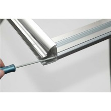 Душевая дверь Aquanet Alfa NAA6121 160 273611 профиль Хром стекло прозрачное