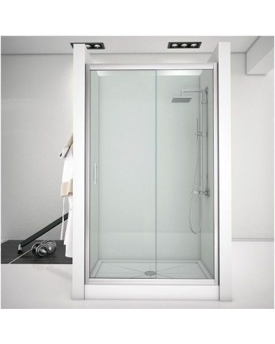 Душевая дверь Aquanet Alfa NAA6121 130 273610 профиль Хром стекло прозрачное