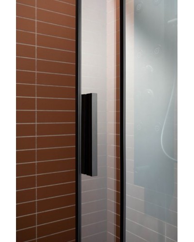 Душевая дверь Aquanet Pleasure AE60-N-150H200U-BT 150 273599 профиль Черный матовый стекло прозрачное