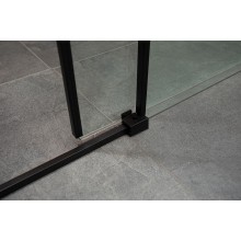 Душевая дверь Aquanet Pleasure AE60-N-150H200U-BT 150 273599 профиль Черный матовый стекло прозрачное