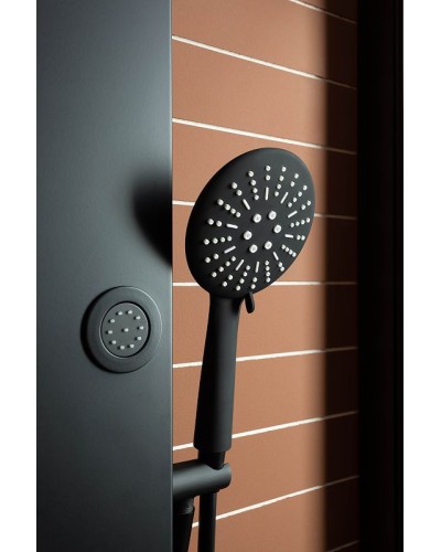 Душевая дверь Aquanet Pleasure AE60-N-150H200U-BT 150 273599 профиль Черный матовый стекло прозрачное