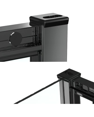 Душевая дверь RGW Classic CL-14-B 160 32091416-14 профиль Черный стекло прозрачное