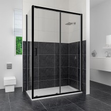 Душевая дверь RGW Classic CL-14-B 100 32091410-14 профиль Черный стекло прозрачное