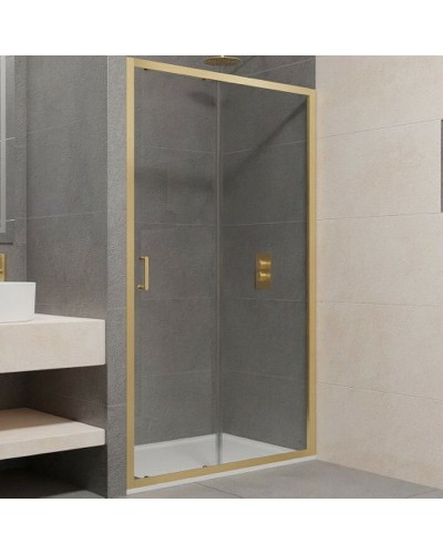 Душевая дверь RGW Passage PA-14 G 120 41081412-16 профиль Золото стекло прозрачное