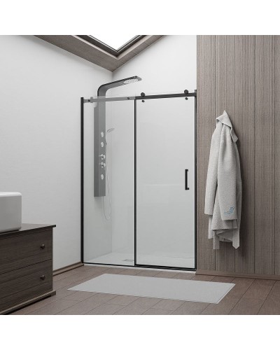 Душевая дверь RGW Tornado TO-14B 120 02071412-14 профиль Черный стекло прозрачное