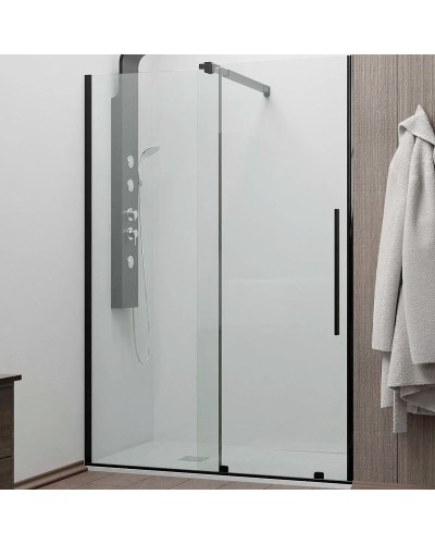 Душевая дверь RGW Tornado TO-18 B 150 41071815-14 профиль Черный стекло прозрачное