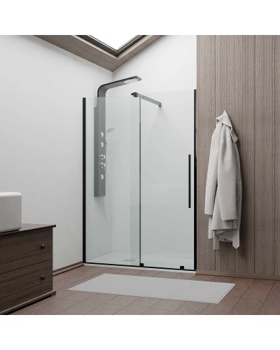 Душевая дверь RGW Tornado TO-18 B 140 41071814-14 профиль Черный стекло прозрачное