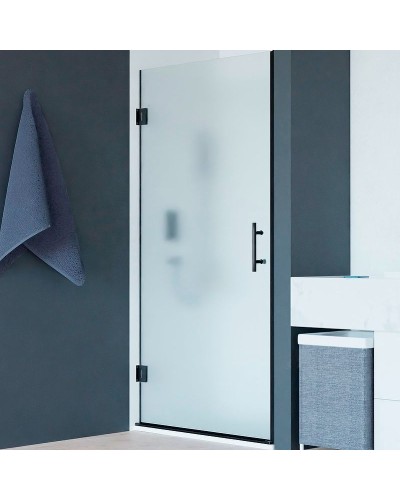 Душевая дверь RGW Hotel HO-011-B 80 350601108-24 профиль Черный стекло матовое-сатинат