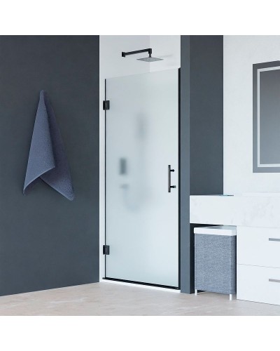 Душевая дверь RGW Hotel HO-011-B 80 350601108-24 профиль Черный стекло матовое-сатинат