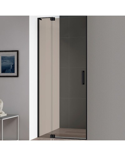 Душевая дверь Cezares Slider 110 SLIDER-B-1-100/110-BR-NERO профиль Черный матовый стекло бронзовое