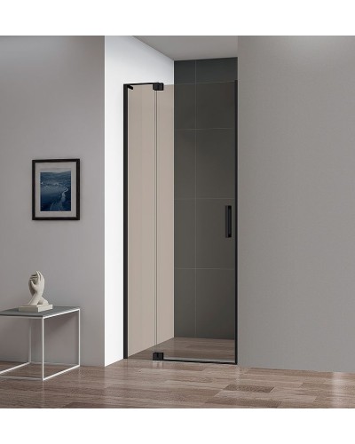 Душевая дверь Cezares Slider 110 SLIDER-B-1-100/110-BR-NERO профиль Черный матовый стекло бронзовое