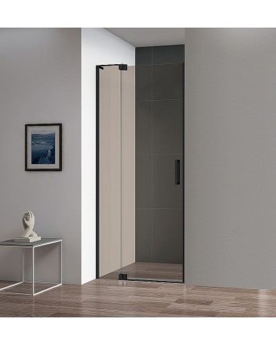 Душевая дверь Cezares Slider 80 SLIDER-B-1-70/80-BR-NERO профиль Черный матовый стекло бронзовое