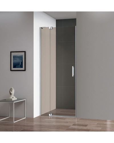 Душевая дверь Cezares Slider 90 SLIDER-B-1-80/90-BR-Cr профиль Хром стекло бронзовое