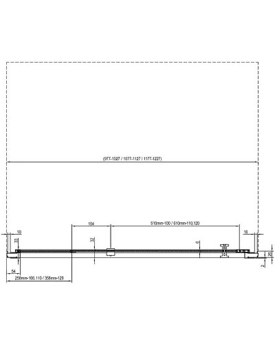 Душевая дверь Ravak Nexty NDOP2-100 03OA0C00Z1 профиль Хром стекло Transparent
