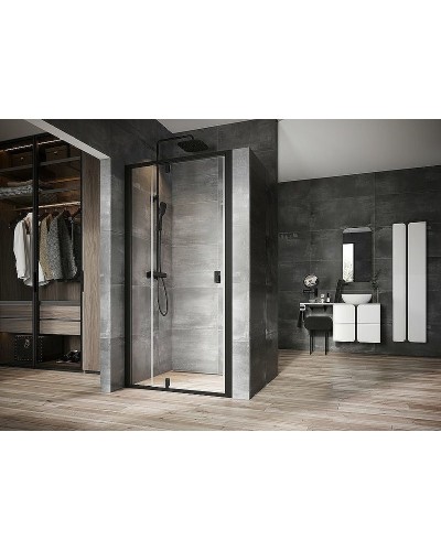 Душевая дверь Ravak Nexty NDOP2-110 03OD0300Z1 профиль Черный стекло Transparent