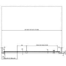 Душевая дверь Ravak Nexty NDOP2-120 03OG0100Z1 профиль Белый стекло Transparent