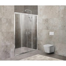 Душевая дверь 150-180 см BelBagno UNIQUE-BF-2-150/180-C-Cr прозрачное