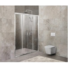 Душевая дверь 150-180 см BelBagno UNIQUE-BF-2-150/180-C-Cr прозрачное