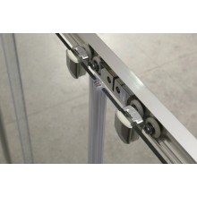 Душевая дверь 150-180 см BelBagno UNIQUE-BF-2-150/180-C-Cr прозрачное