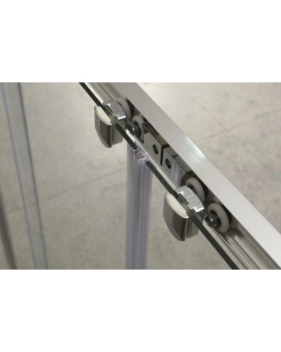 Душевая дверь 150-180 см BelBagno UNIQUE-BF-2-150/180-C-Cr прозрачное