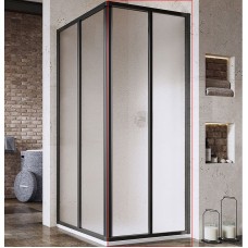 Душевая дверь Ravak Supernova SRV2-75 195 S 14V303O2ZG профиль Черный стекло Grape