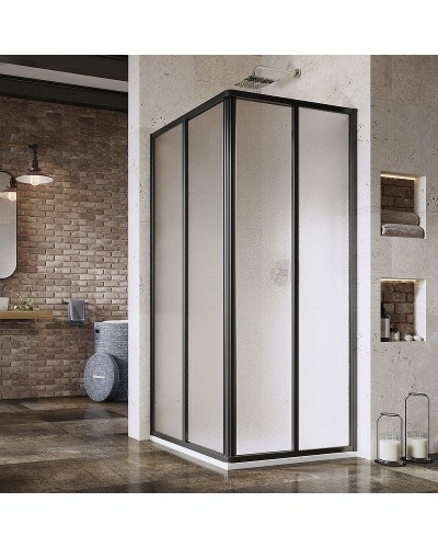 Душевая дверь Ravak Supernova SRV2-75 195 S 14V303O2ZG профиль Черный стекло Grape