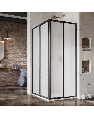 Душевая дверь Ravak Supernova SRV2-75 195 S 14V303O211 профиль Черный пластик Pearl